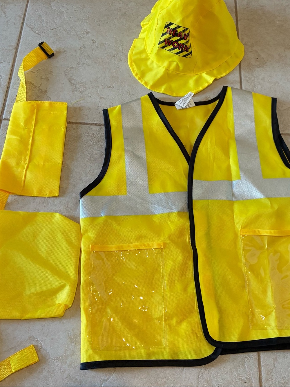 Kids High-Visibility Yellow Safety Vest.